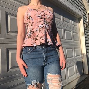 Pink American eagle top